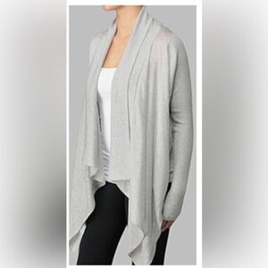 Lululemon Express Yourself Wrap/Waterfall/ Light Grey / Cashmere Blend /Size 10